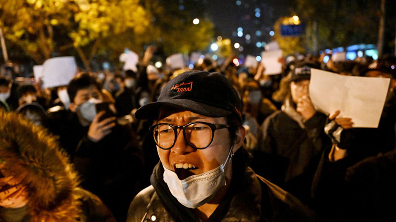 Zero-Tolerance: Chinese Lockdown Protests Intensify In Rare Display Of Defiance