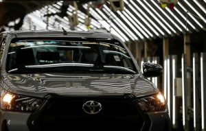 Toyotas Oct global vehicle production up 23%, above its target