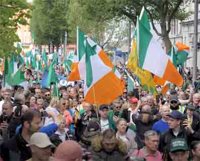 Mass Protests in Ireland Today